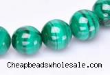 CMN38 AB grade 6mm round natural malachite beads Wholesale