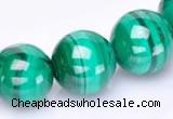 CMN40 AB grade 10mm round natural malachite beads Wholesale