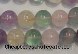 CMQ214 15.5 inches 12mm round multicolor quartz gemstone beads