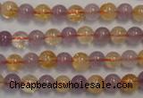 CMQ215 15.5 inches 6mm round multicolor quartz gemstone beads