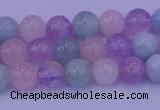 CMQ351 15.5 inches 6mm round mixed quartz beads wholesale