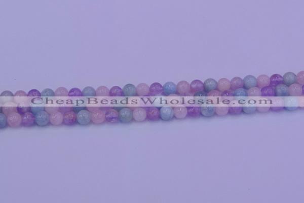 CMQ351 15.5 inches 6mm round mixed quartz beads wholesale