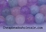 CMQ352 15.5 inches 8mm round mixed quartz beads wholesale