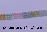 CMQ361 15.5 inches 6mm round rainbow quartz beads wholesale