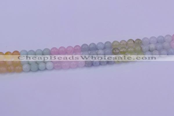 CMQ361 15.5 inches 6mm round rainbow quartz beads wholesale