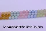 CMQ363 15.5 inches 10mm round rainbow quartz beads wholesale