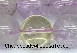 CMQ583 15 inches 14mm round mixed quartz beads