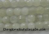 CMS1041 15.5 inches 6mm faceted round A grade white moonstone beads