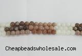 CMS1083 15.5 inches 10mm round mixed moonstone beads wholesale