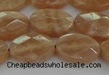 CMS1106 15.5 inches 12*16mm faceted oval moonstone gemstone beads