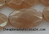 CMS1110 15.5 inches 20*30mm faceted oval moonstone gemstone beads