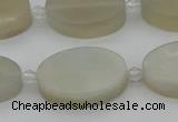 CMS1142 15.5 inches 15*22mm oval moonstone gemstone beads