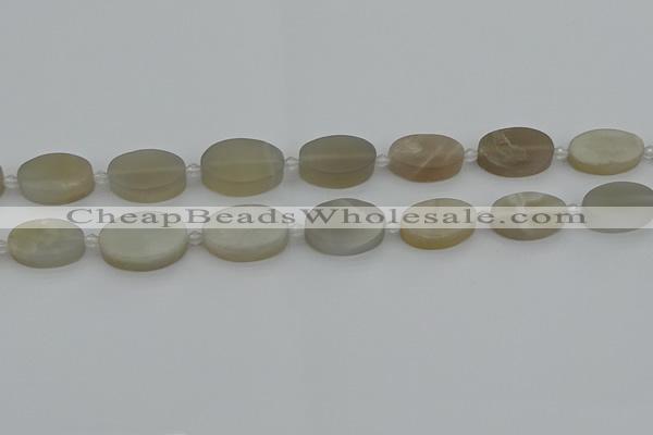 CMS1142 15.5 inches 15*22mm oval moonstone gemstone beads