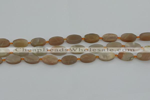 CMS1144 15.5 inches 12*20mm oval moonstone gemstone beads