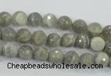 CMS123 15.5 inches 8mm faceted round moonstone gemstone beads