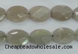 CMS132 15.5 inches 12*16mm faceted oval moonstone gemstone beads