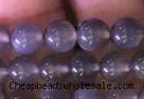 CMS1421 15.5 inches 6mm round black moonstone beads wholesale