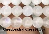 CMS1461 15.5 inches 6mm round white moonstone beads wholesale