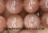 CMS1477 15.5 inches 10mm round moonstone beads wholesale