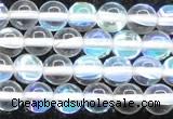 CMS1502 15.5 inches 8mm round synthetic moonstone beads wholesale