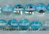 CMS1553 15.5 inches 10mm round synthetic moonstone beads wholesale