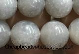 CMS1653 15.5 inches 10mm round grey moonstone beads wholesale