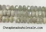 CMS1769 15.5 inches 6*12mm - 8*13mm faceted tyre moonstone beads