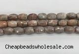 CMS1776 15.5 inches 12*16mm faceted rice AB-color moonstone beads