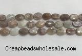 CMS1801 15.5 inches 13*18mm faceted oval AB-color moonstone beads