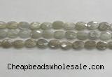 CMS1806 15.5 inches 8*12mm faceted oval AB-color moonstone beads