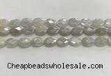 CMS1807 15.5 inches 10*14mm faceted oval AB-color moonstone beads