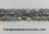 CMS1811 15.5 inches 10*12mm faceted oval AB-color moonstone beads