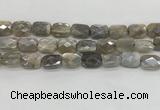 CMS1825 15.5 inches 12*16mm faceted rectangle AB-color moonstone beads