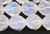 CMS1873 15.5 inches 10mm faceted nuggets AB-color white moonstone beads