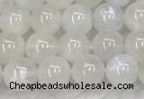 CMS1901 15.5 inches 6mm round white moonstone gemstone beads