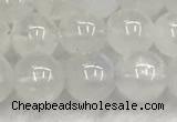 CMS1907 15.5 inches 8mm round white moonstone gemstone beads