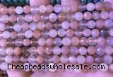 CMS1954 15.5 inches 6mm faceted round rainbow moonstone beads