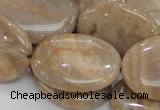 CMS20 15.5 inches 22*30mm oval moonstone gemstone beads wholesale