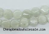 CMS209 15.5 inches 10mm flat round moonstone gemstone beads wholesale