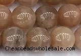 CMS2112 15 inches 9mm round moonstone beads