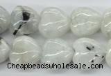 CMS214 15.5 inches 16*16mm heart moonstone gemstone beads wholesale