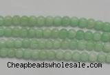 CMS401 15.5 inches 4mm round green moonstone beads wholesale