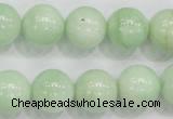 CMS406 15.5 inches 14mm round green moonstone beads wholesale