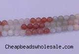 CMS634 15.5 inches 12mm round rainbow moonstone gemstone beads