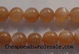 CMS733 15.5 inches 10mm round A grade natural peach moonstone beads