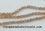 CMS81 15.5 inches 4mm faceted round moonstone gemstone beads