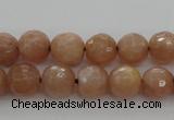 CMS941 15.5 inches 6mm faceted round A grade moonstone gemstone beads