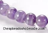 CNA03 10mm round AB grade natural amethyst quartz bead Wholesale