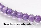 CNA10 6mm round A+ grade natural amethyst quartz beads Wholesale