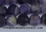 CNA1063 15.5 inches 10mm round matte dogtooth amethyst beads